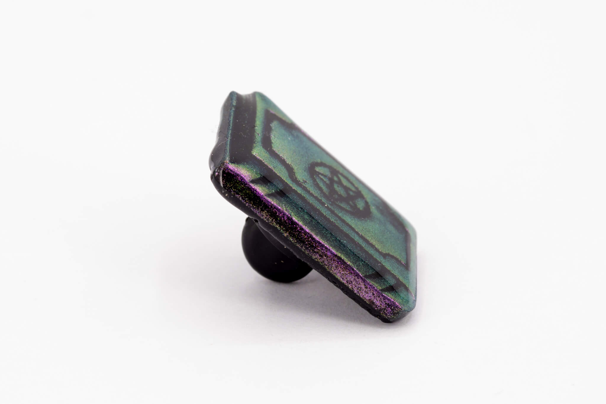 Spell Book Polymer Clay Pin - Pearl Moon Creations