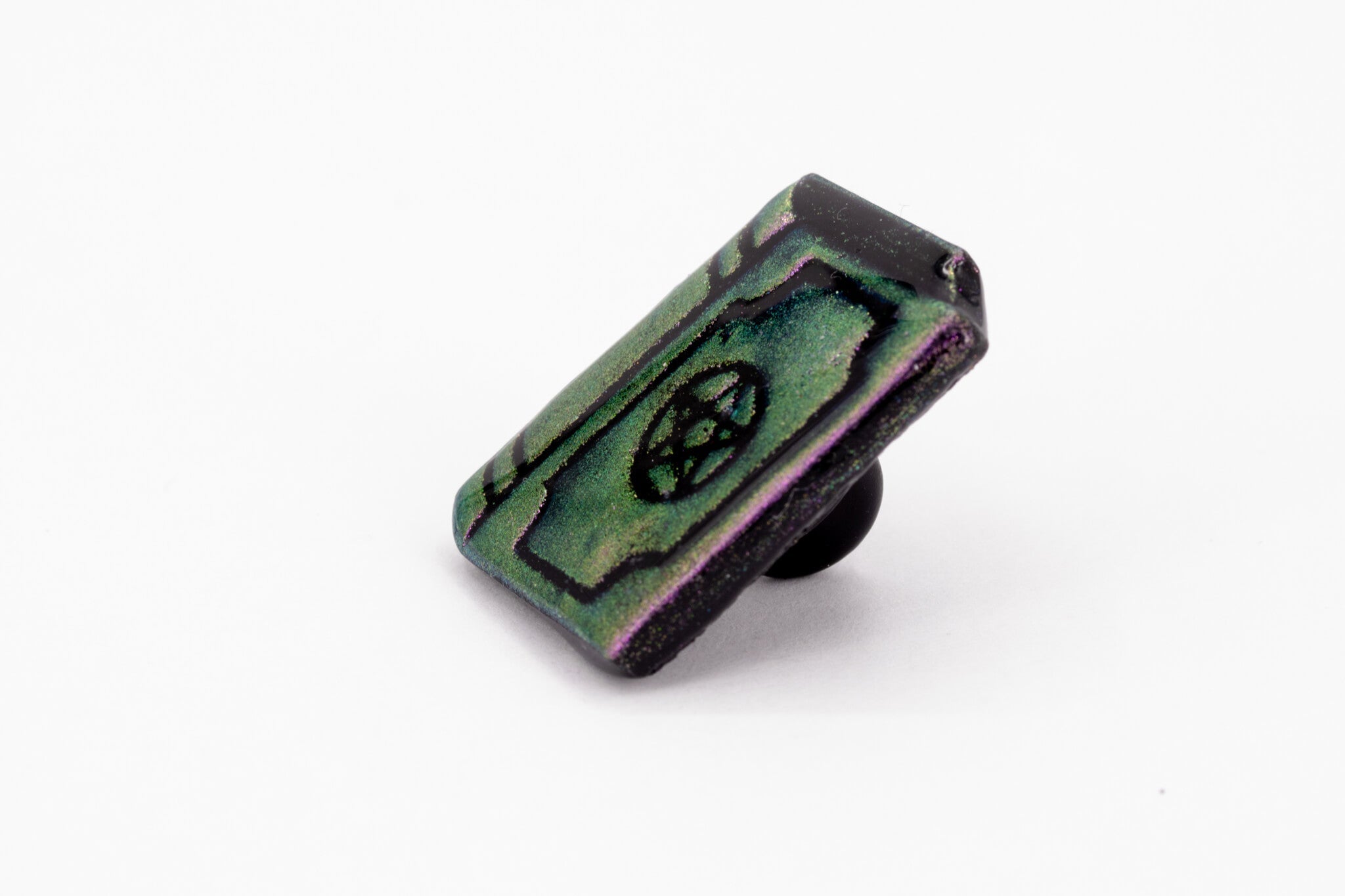 Spell Book Polymer Clay Pin - Pearl Moon Creations