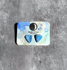 Stonewashed Blue Faux Stone Earrings - Pearl Moon Creations