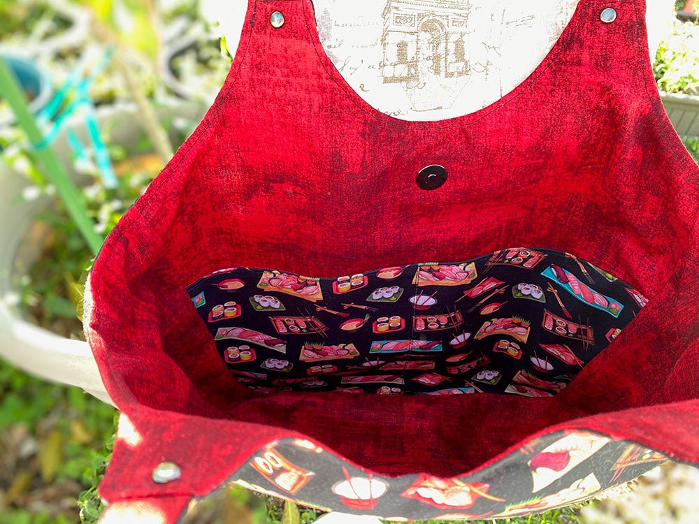 Sushi Larkspur Shoulder Bag - Pearl Moon Creations