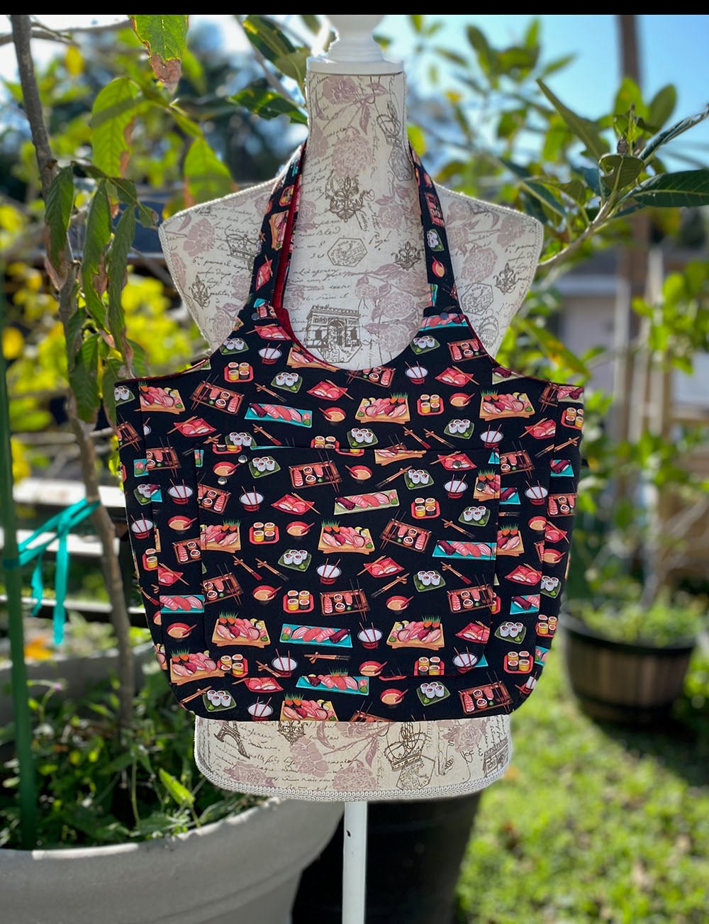 Sushi Larkspur Shoulder Bag - Pearl Moon Creations