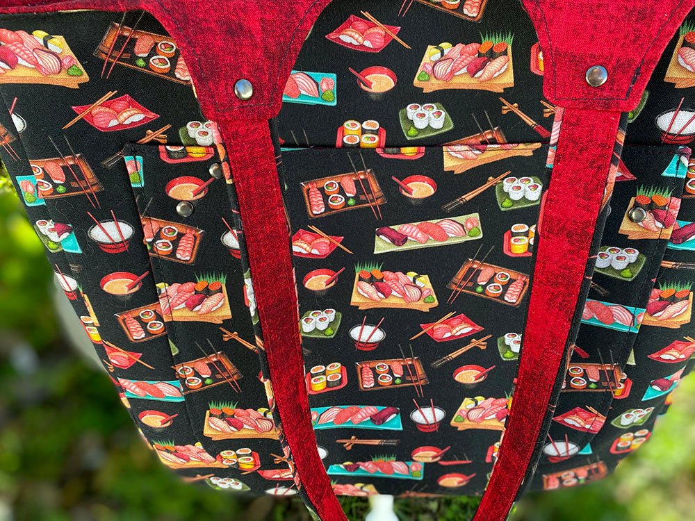 Sushi Larkspur Shoulder Bag - Pearl Moon Creations