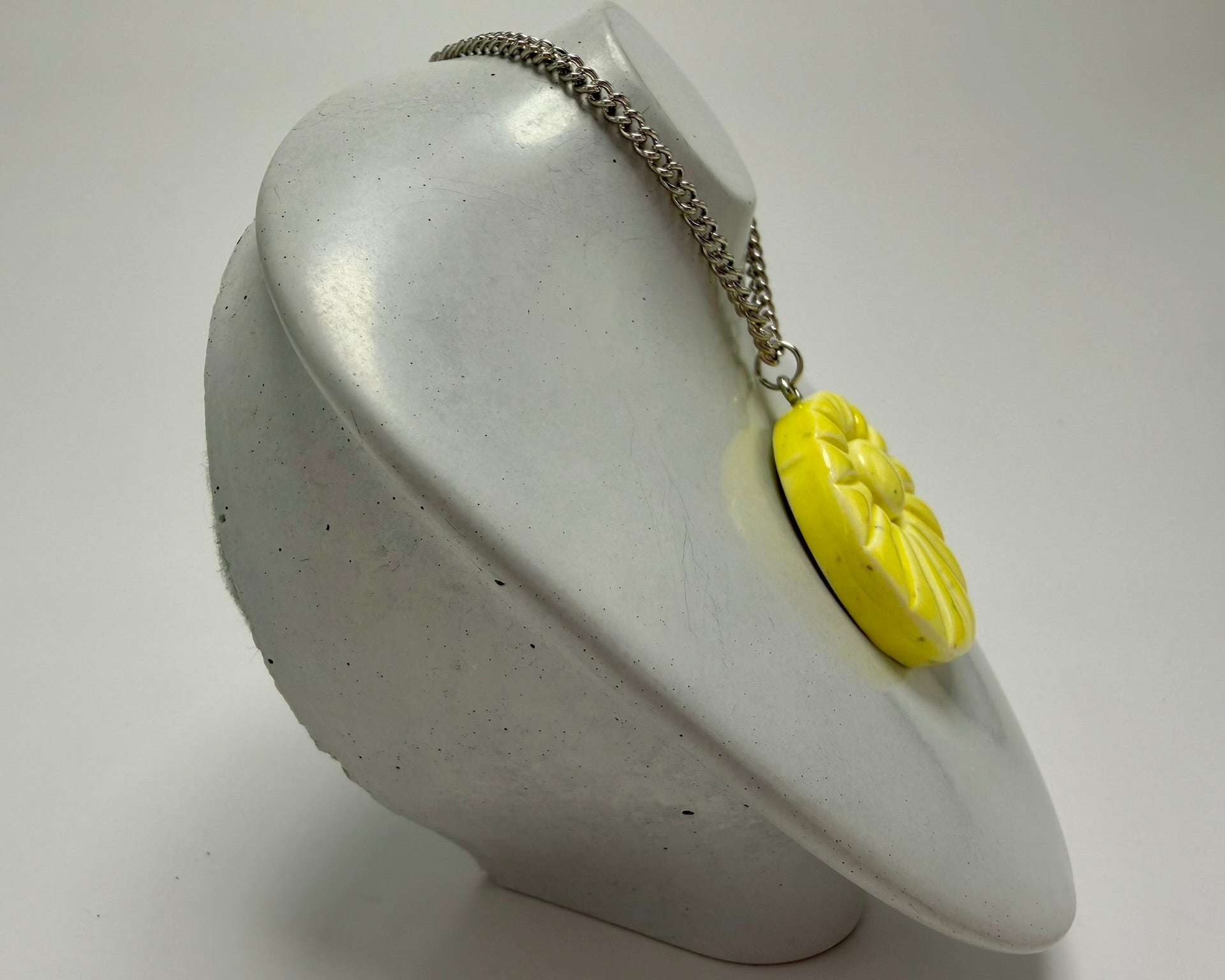 Yellow Sun Pendant Necklace - Pearl Moon Creations