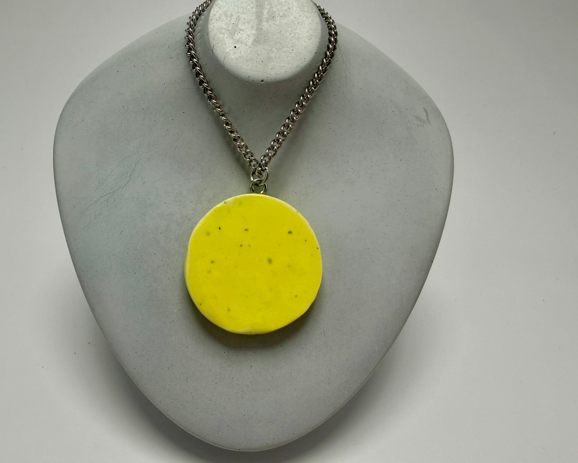 Yellow Sun Pendant Necklace - Pearl Moon Creations