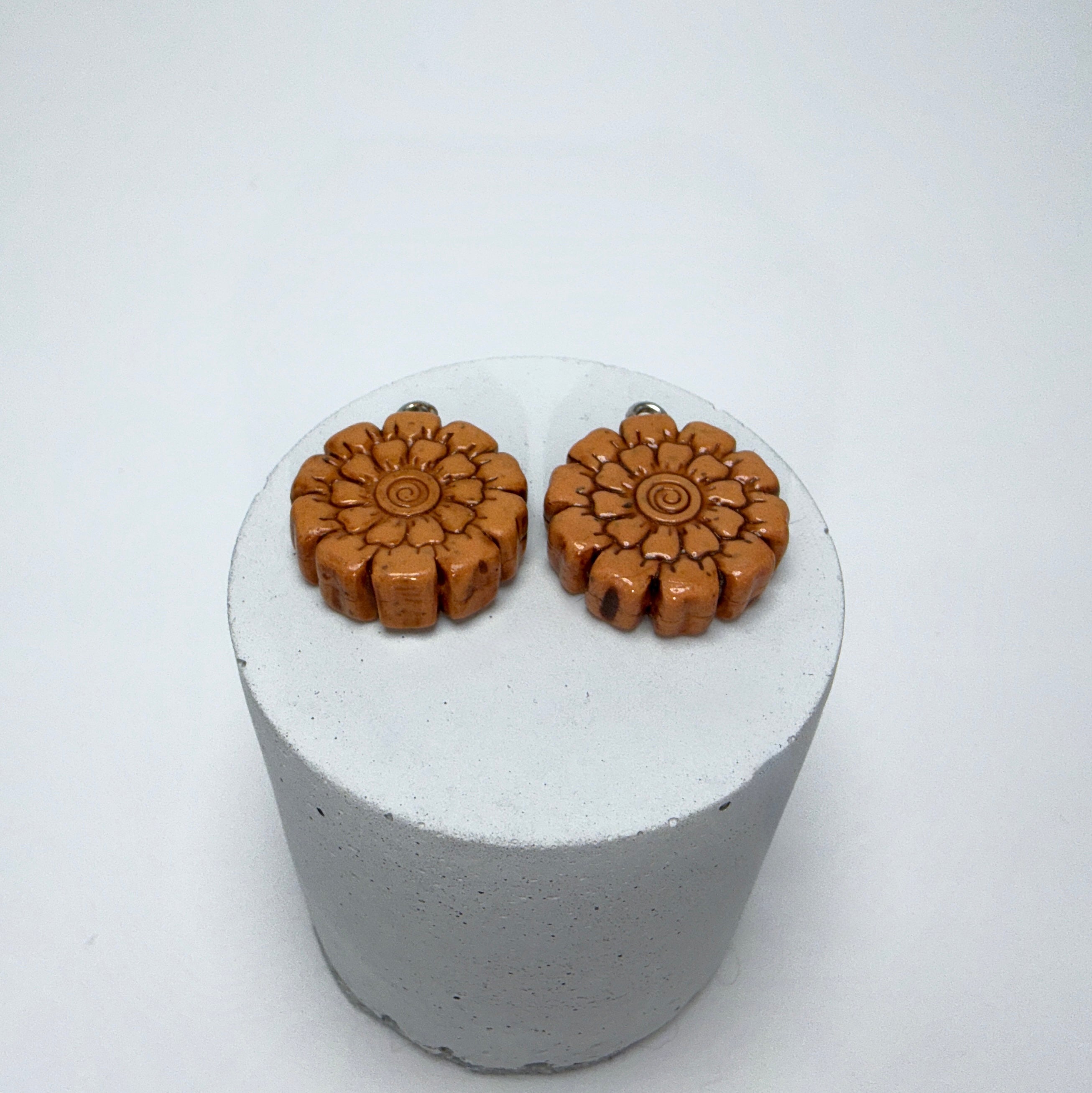 Flower Bead Charm Set of 2