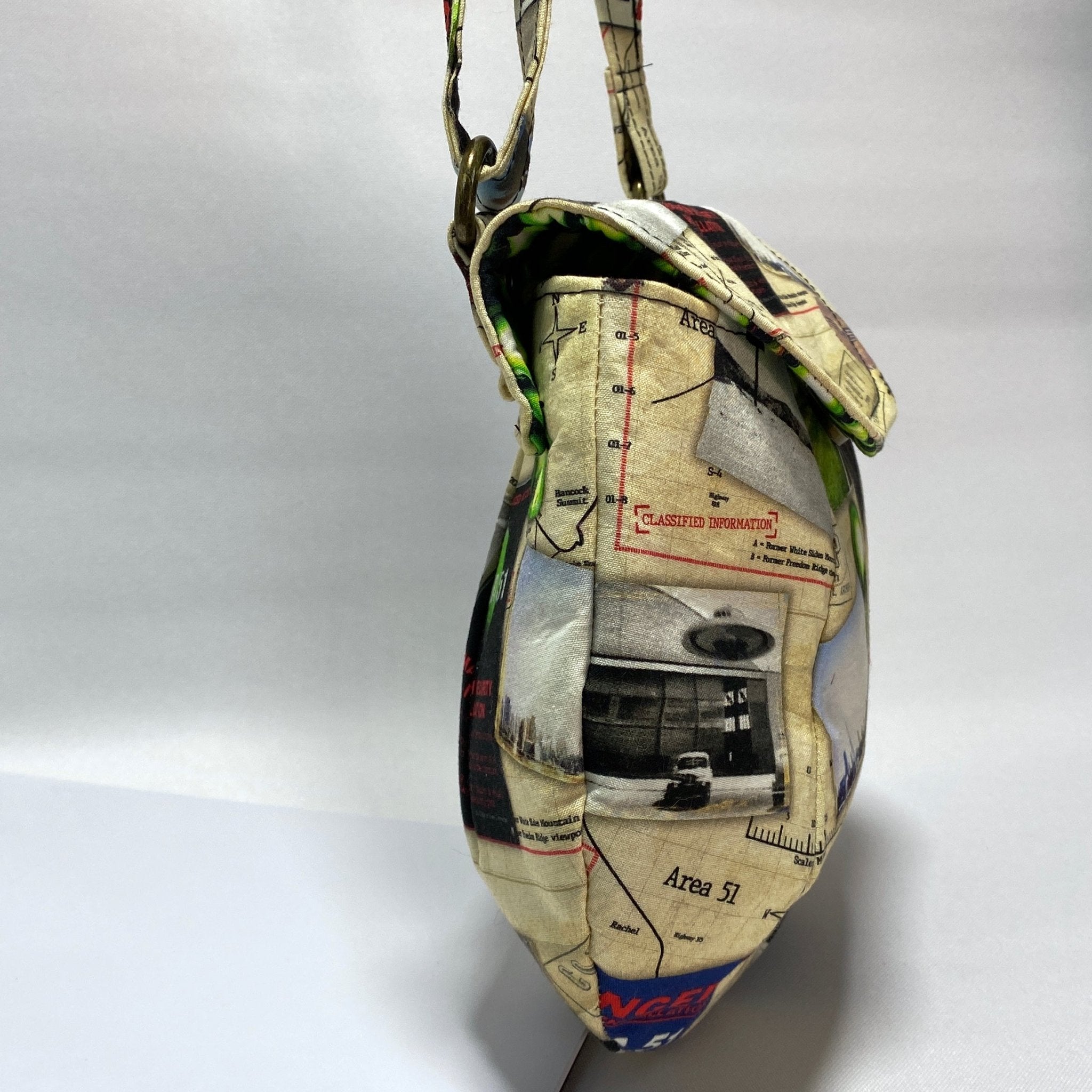 Area 51 Alien Cross Body Bag - Pearl Moon Creations