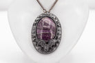Batty Faux Stone Necklace - Pearl Moon Creations