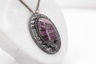 Batty Faux Stone Necklace - Pearl Moon Creations