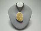 Beige Wildflower Pendant Necklace - Pearl Moon Creations