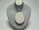Blue Lacey Wildflower Pendant Necklace - Pearl Moon Creations