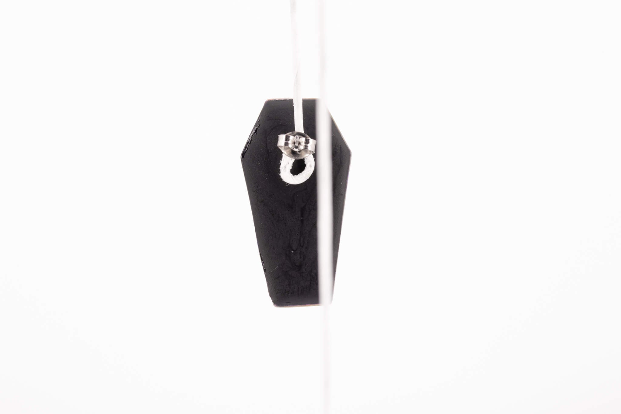 Casket Stud Earrings - Pearl Moon Creations