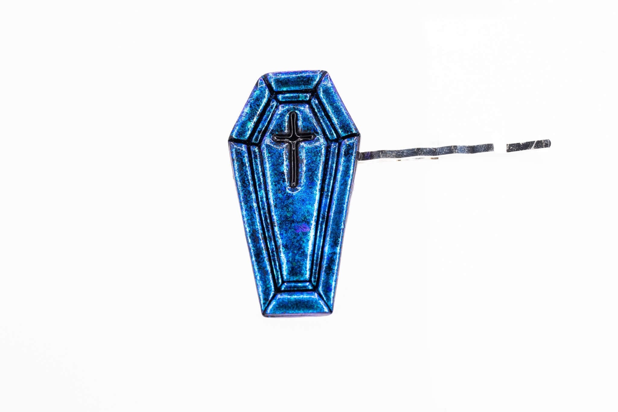Coffin Bobby PIn Barrett - Pearl Moon Creations