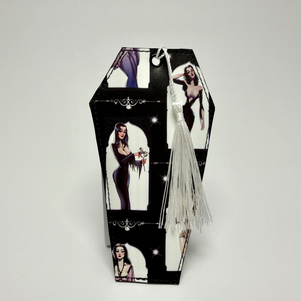 Coffin Bookmark with Tassel - Pearl Moon Creations