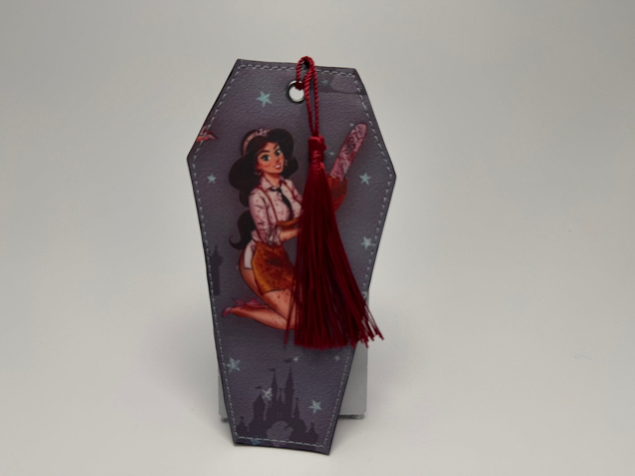 Coffin Bookmark with Tassel - Pearl Moon Creations
