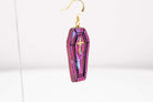 Coffin Dangle Earring - Pearl Moon Creations