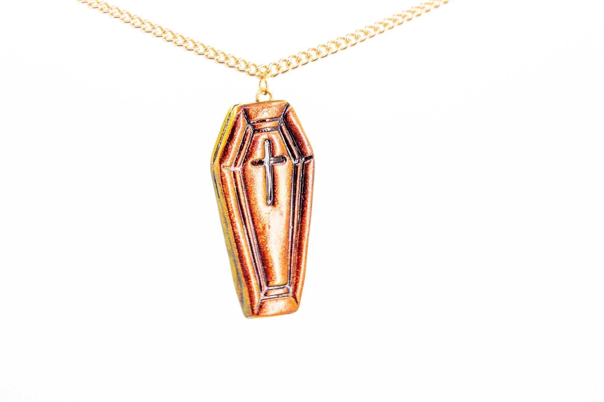 Coffin Necklace - Pearl Moon Creations