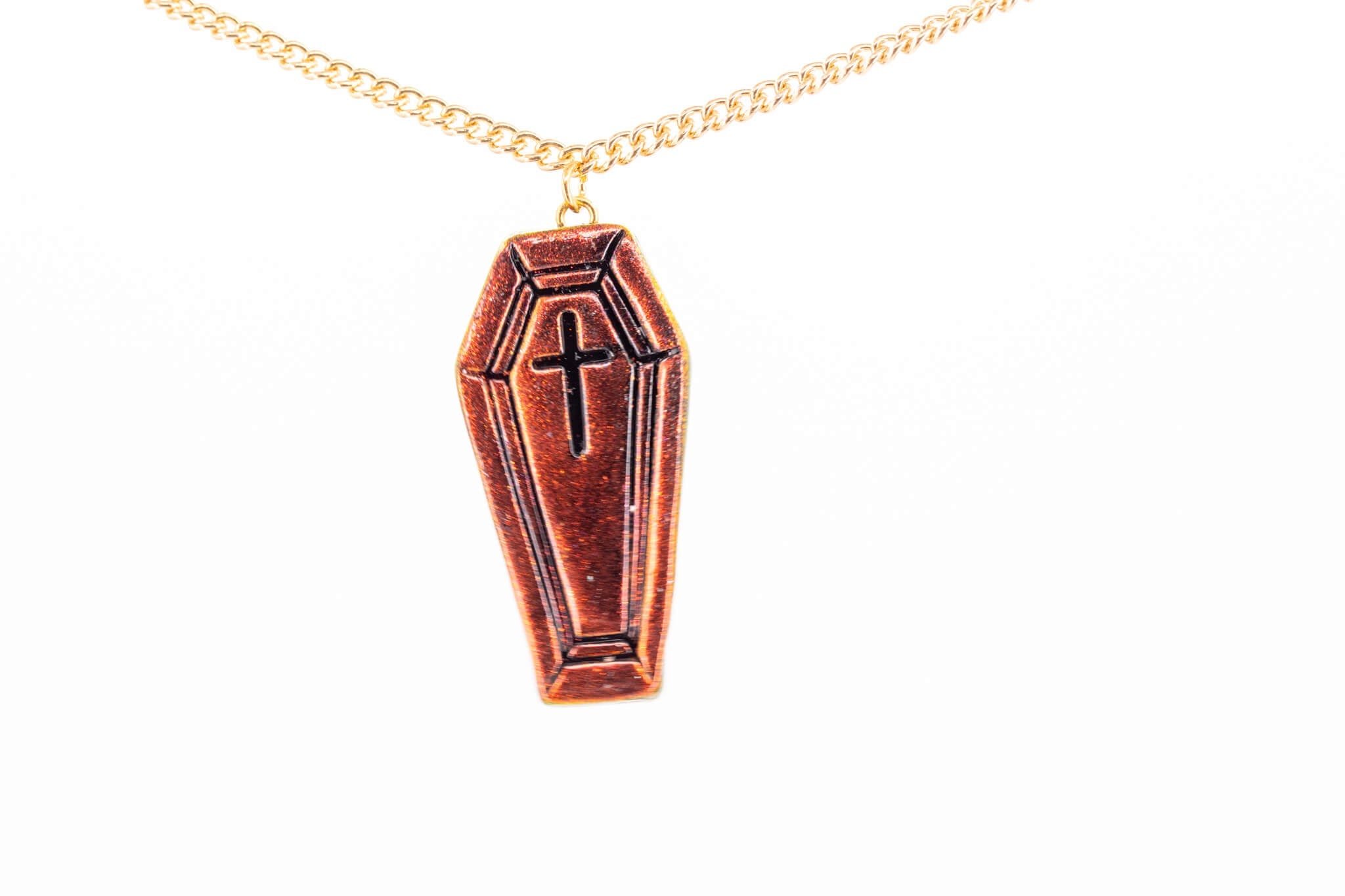 Coffin Necklace - Pearl Moon Creations