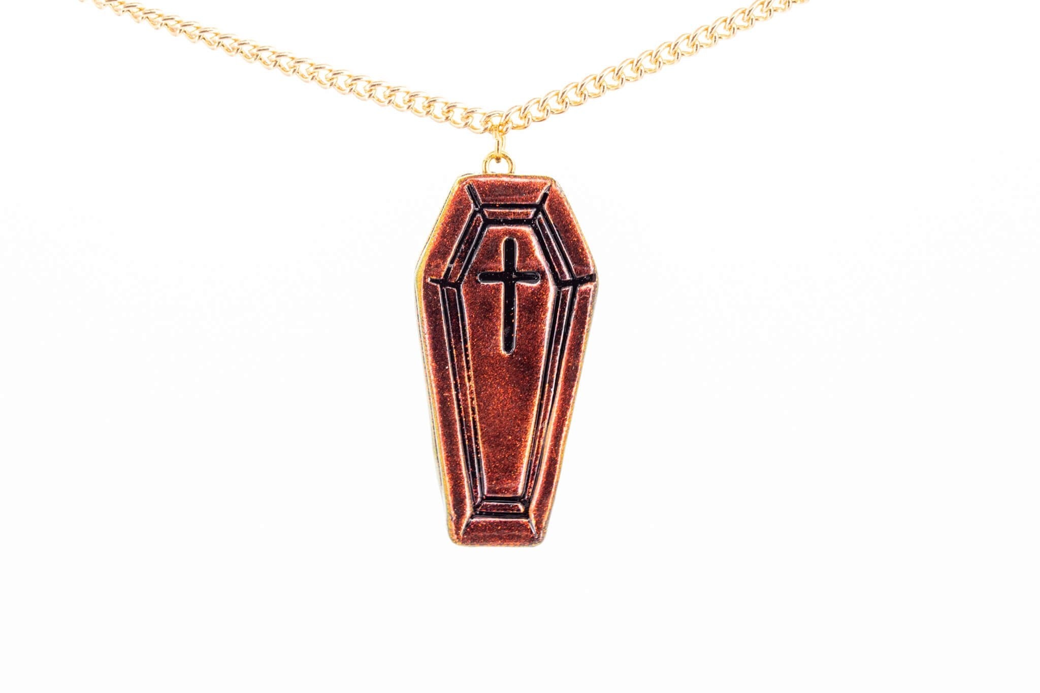 Coffin Necklace - Pearl Moon Creations