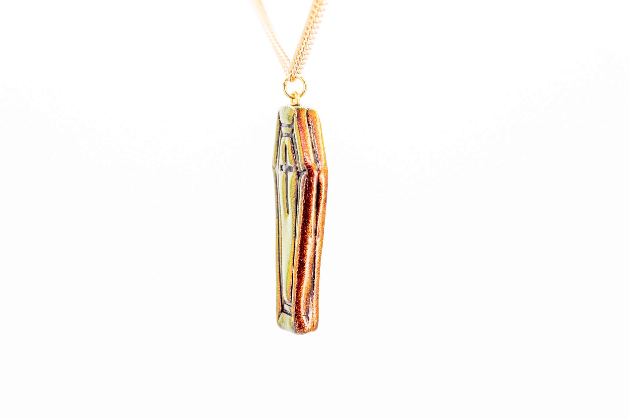 Coffin Necklace - Pearl Moon Creations