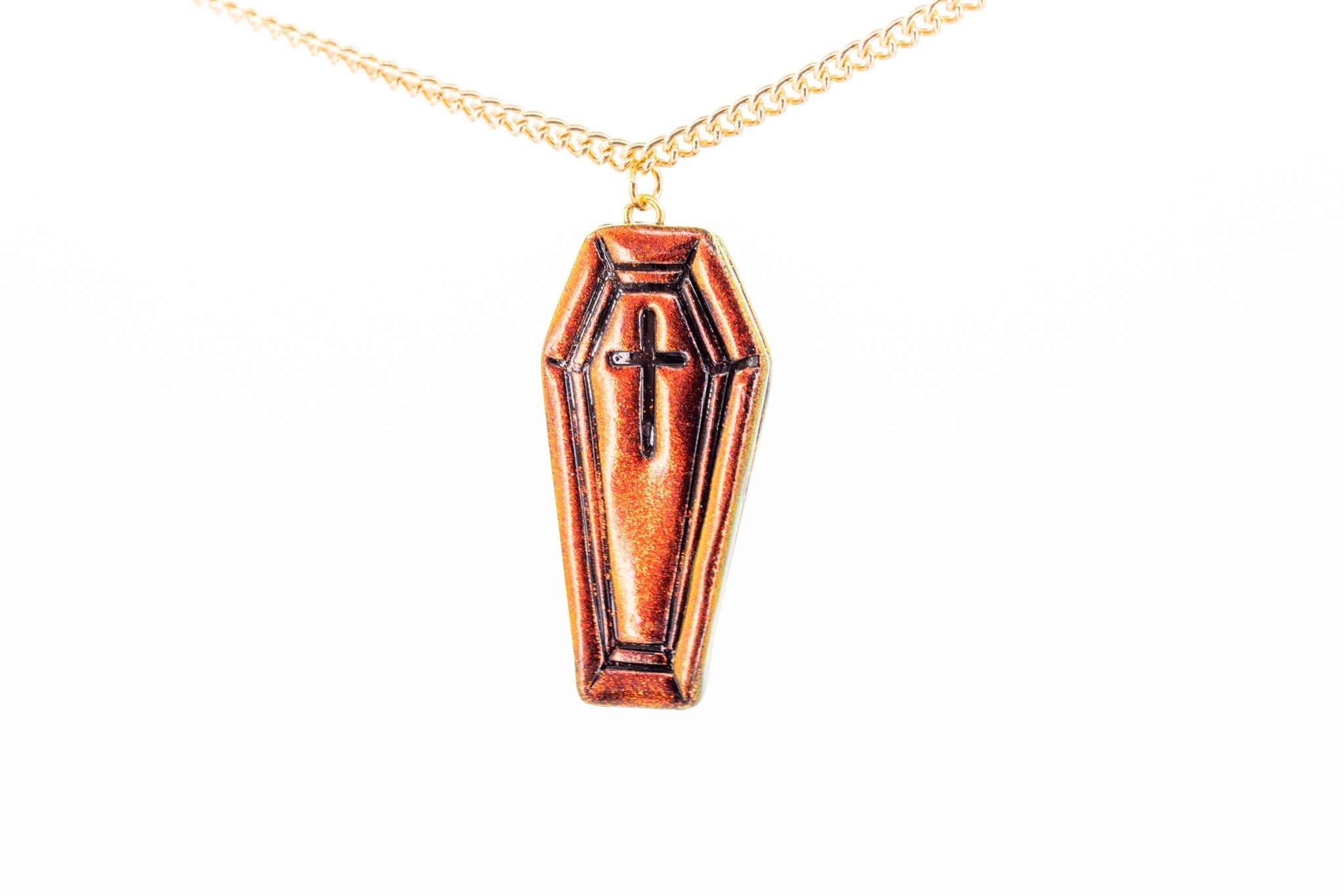 Coffin Necklace - Pearl Moon Creations