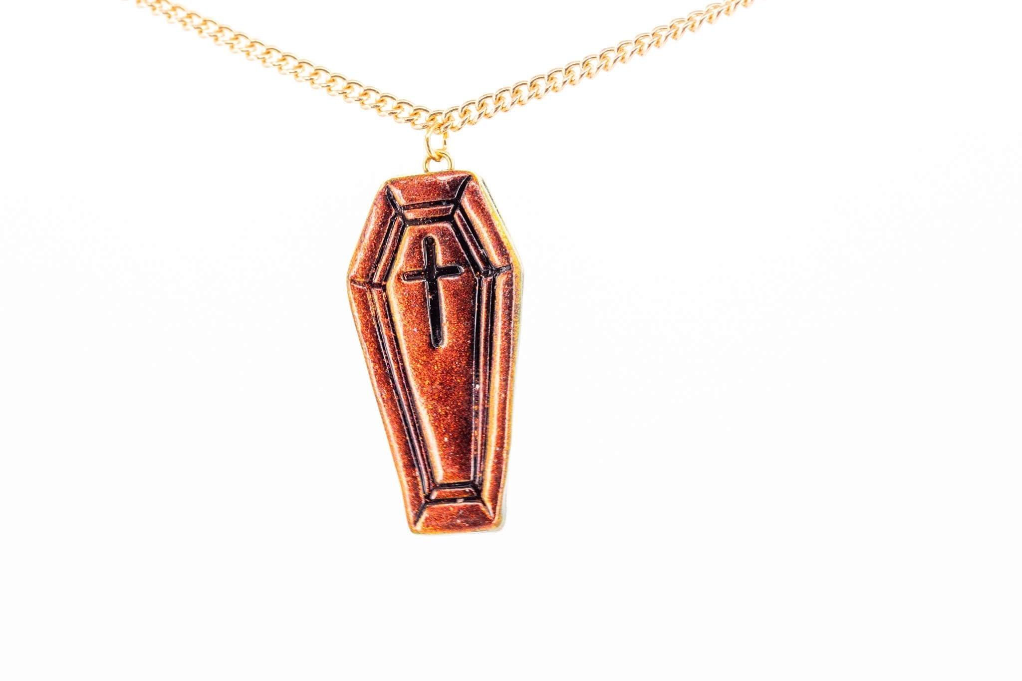 Coffin Necklace - Pearl Moon Creations