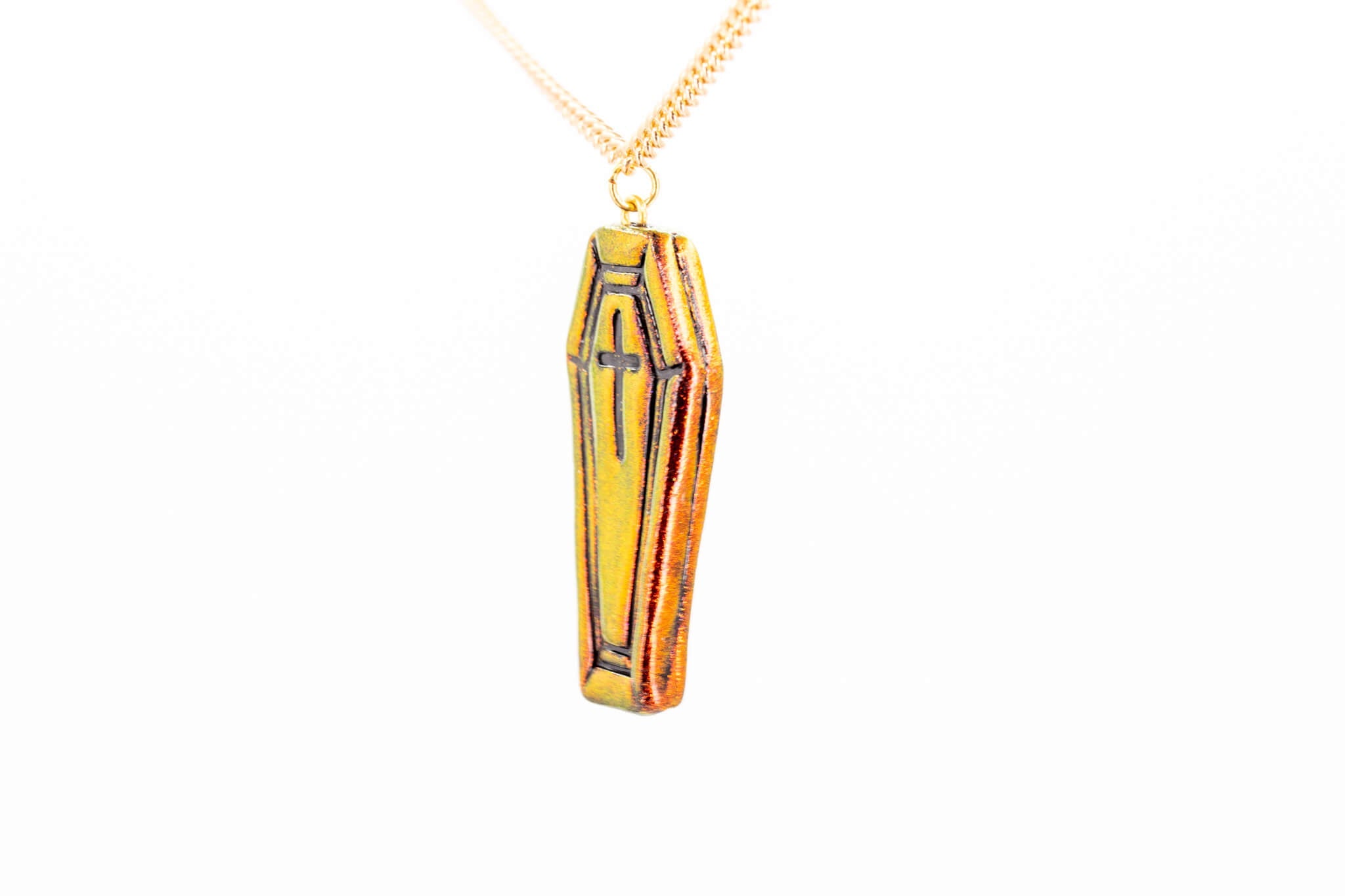 Coffin Necklace - Pearl Moon Creations