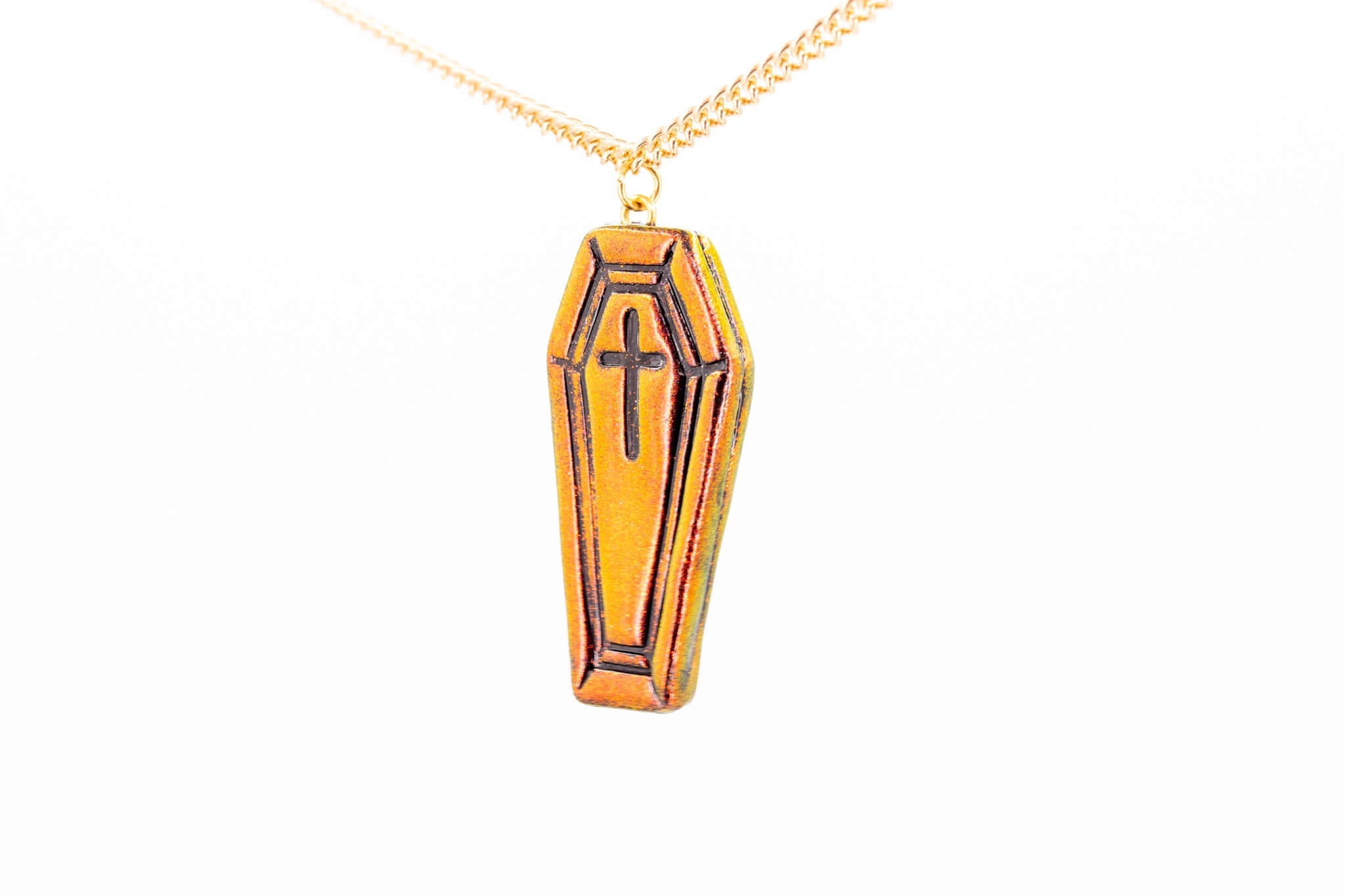 Coffin Necklace - Pearl Moon Creations