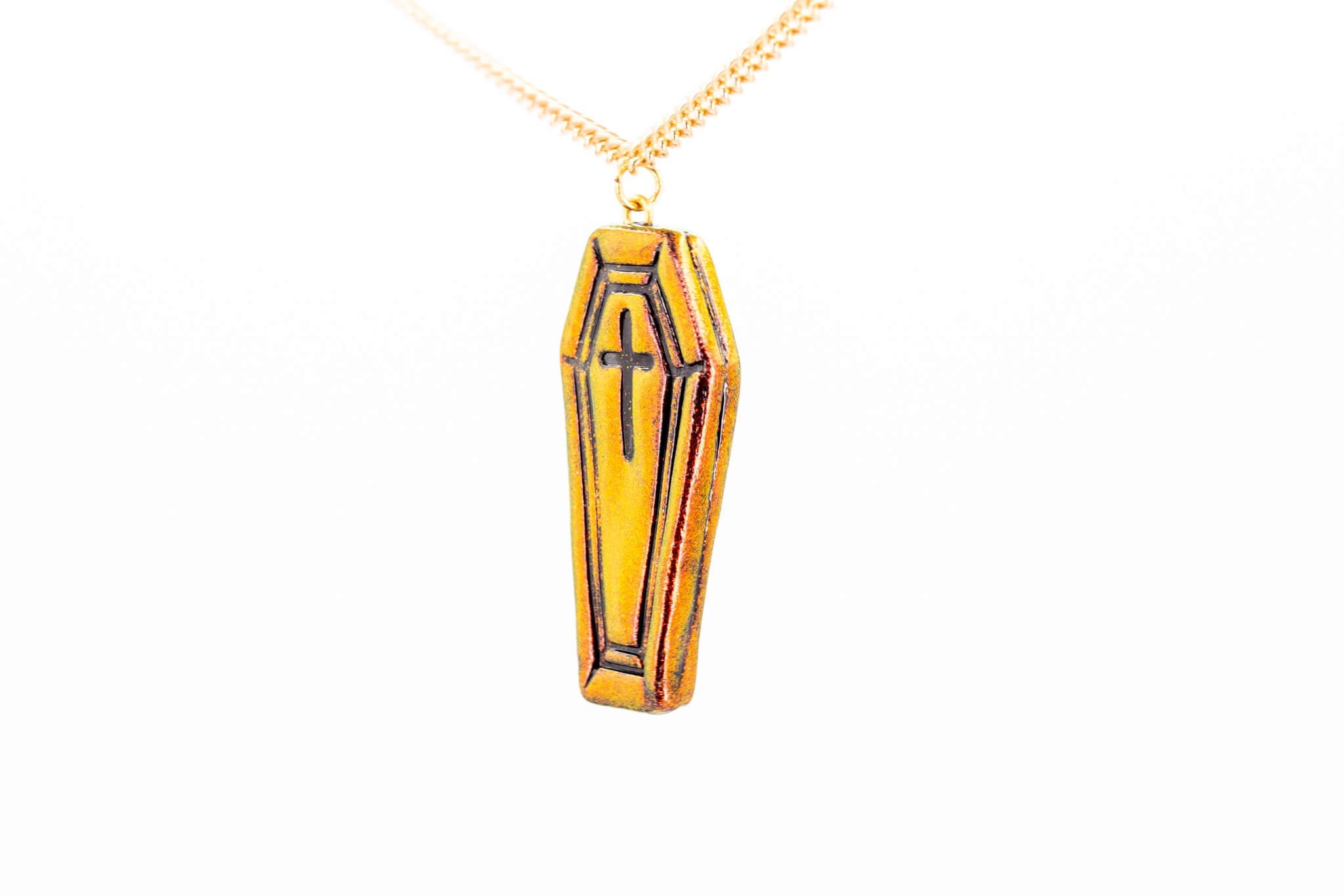 Coffin Necklace - Pearl Moon Creations