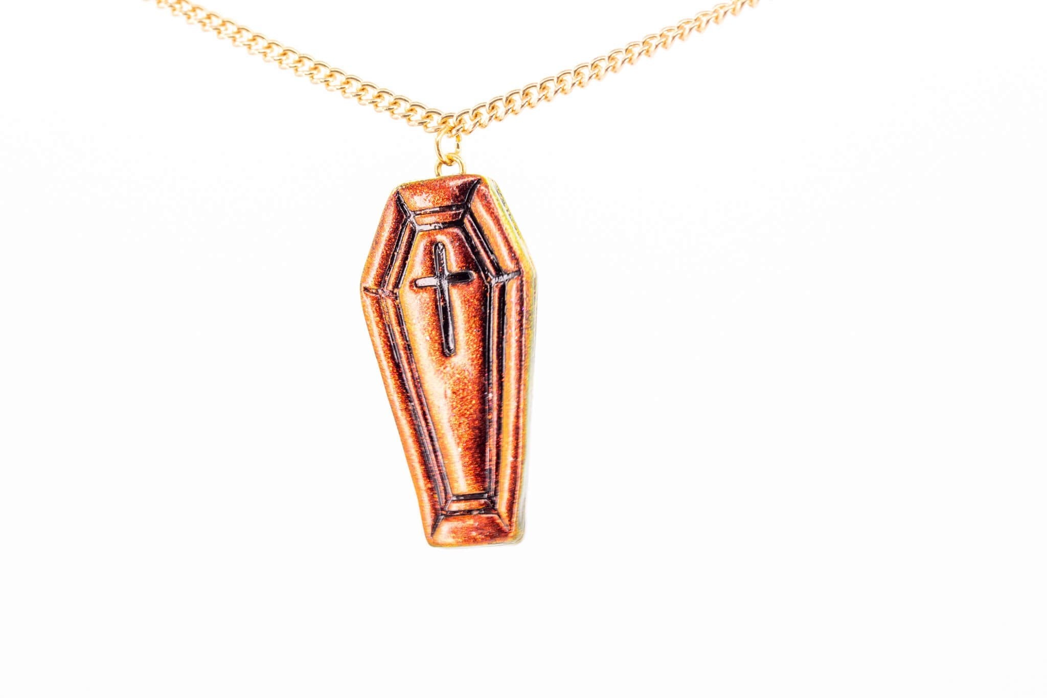 Coffin Necklace - Pearl Moon Creations