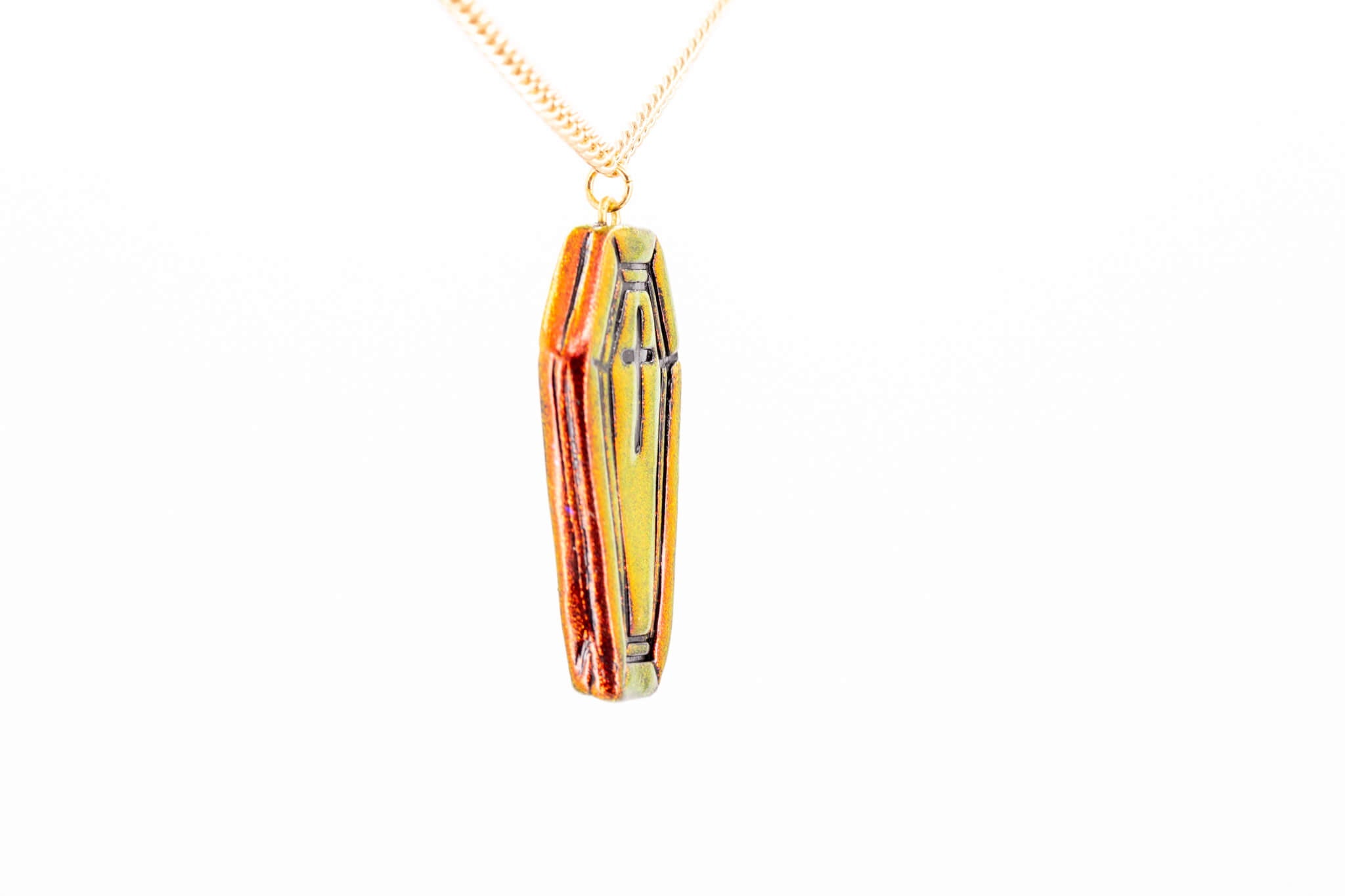 Coffin Necklace - Pearl Moon Creations