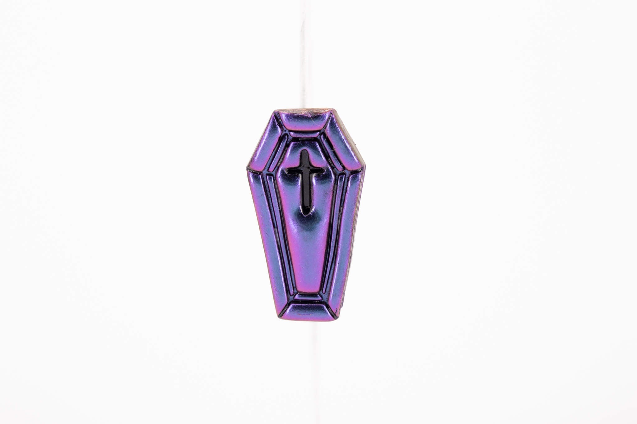 Coffin Stud Earrings - Pearl Moon Creations