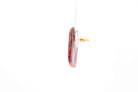 Crimson Stone Large Stud - Pearl Moon Creations