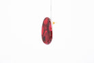 Crimson Stone Pebble Post Earrings - Pearl Moon Creations