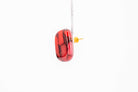 Crimson Stone Tiny Stud - Pearl Moon Creations