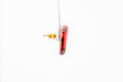 Crimson Stone Tiny Stud - Pearl Moon Creations