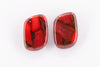 Crimson Stone Tiny Stud - Pearl Moon Creations
