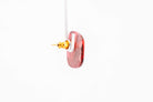 Crimson Stone Tiny Stud - Pearl Moon Creations