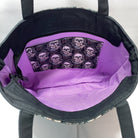 Floral Skull Pelican Tote Bag - Pearl Moon Creations