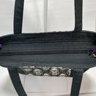 Floral Skull Pelican Tote Bag - Pearl Moon Creations