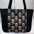 Floral Skull Pelican Tote Bag - Pearl Moon Creations