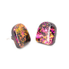 Galaxy Arches Clay Stud Earrings - Pearl Moon Creations