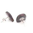 Galaxy Arches Clay Stud Earrings - Pearl Moon Creations