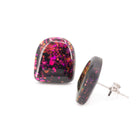 Galaxy Arches Clay Stud Earrings - Pearl Moon Creations