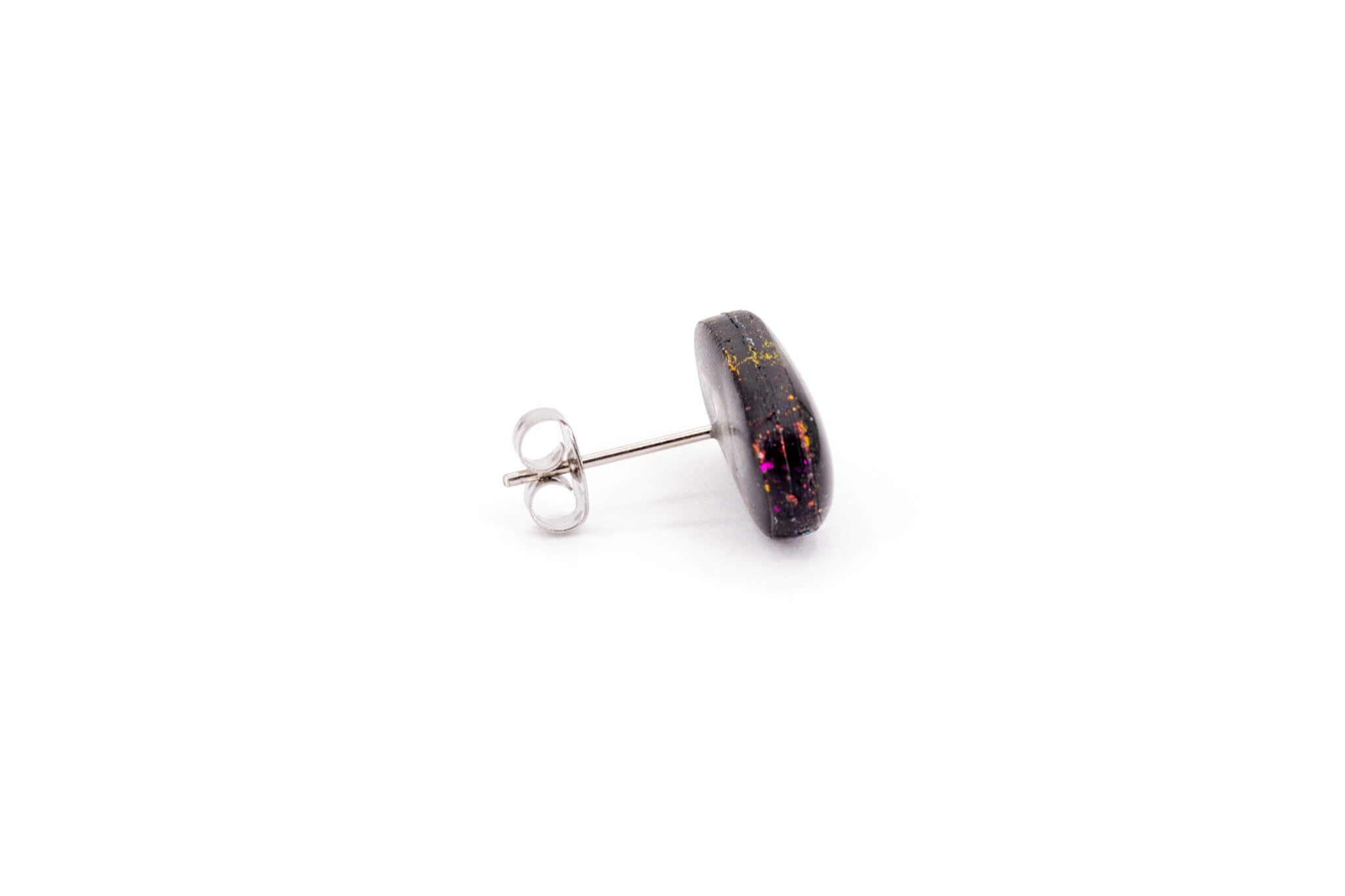 Galaxy Pill Stud Earrings - Pearl Moon Creations