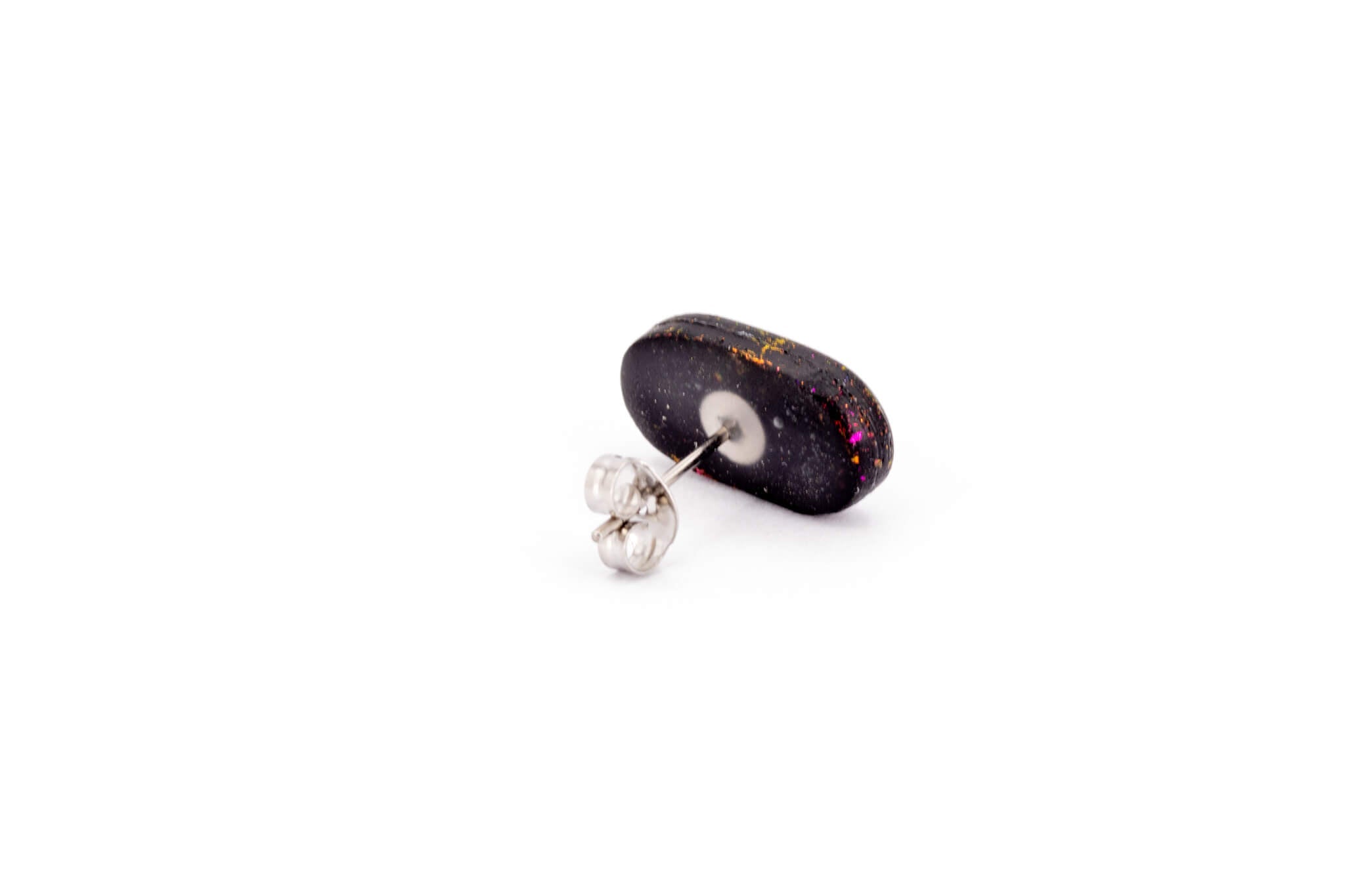 Galaxy Pill Stud Earrings - Pearl Moon Creations