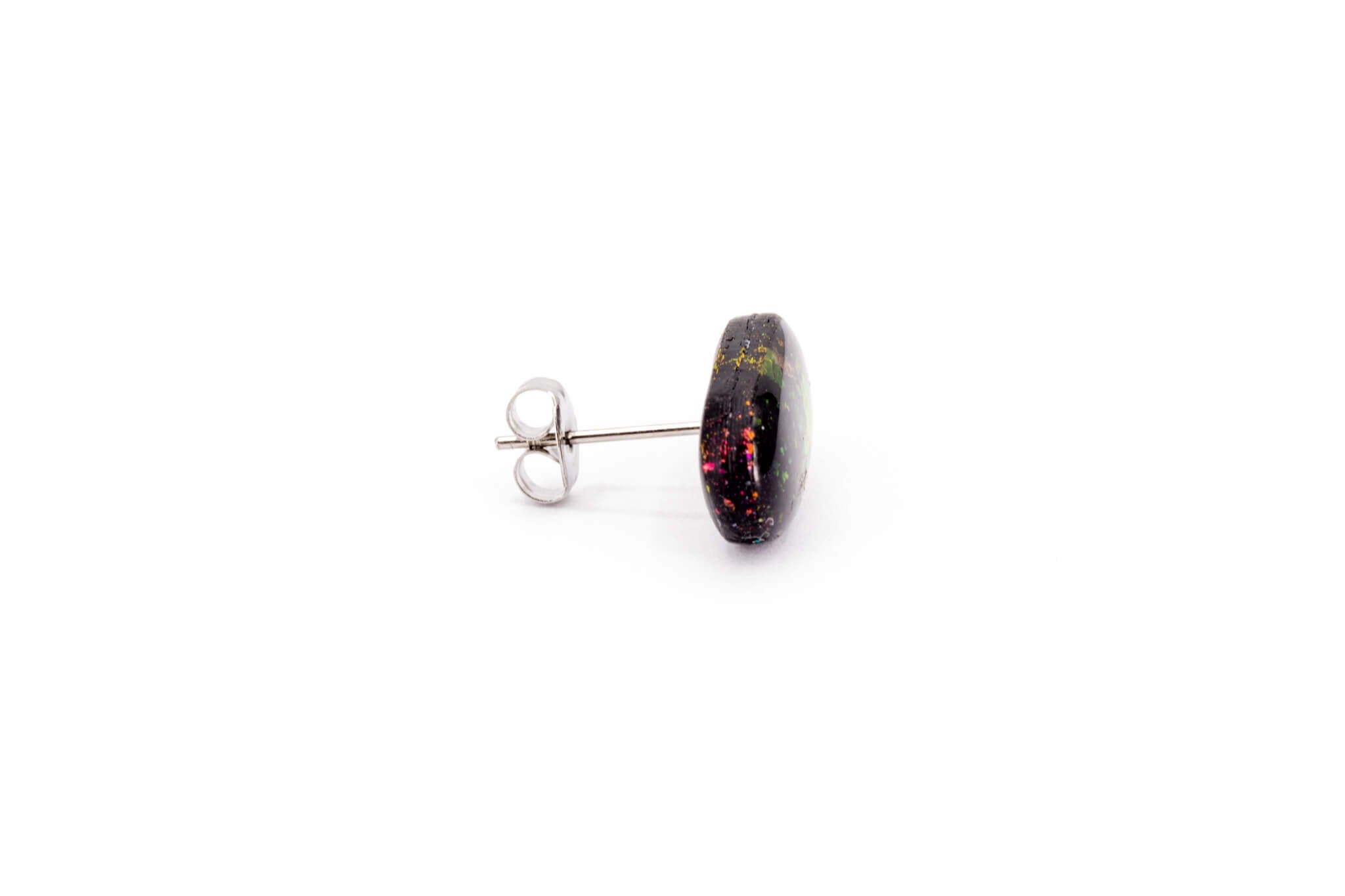 Galaxy Pill Stud Earrings - Pearl Moon Creations