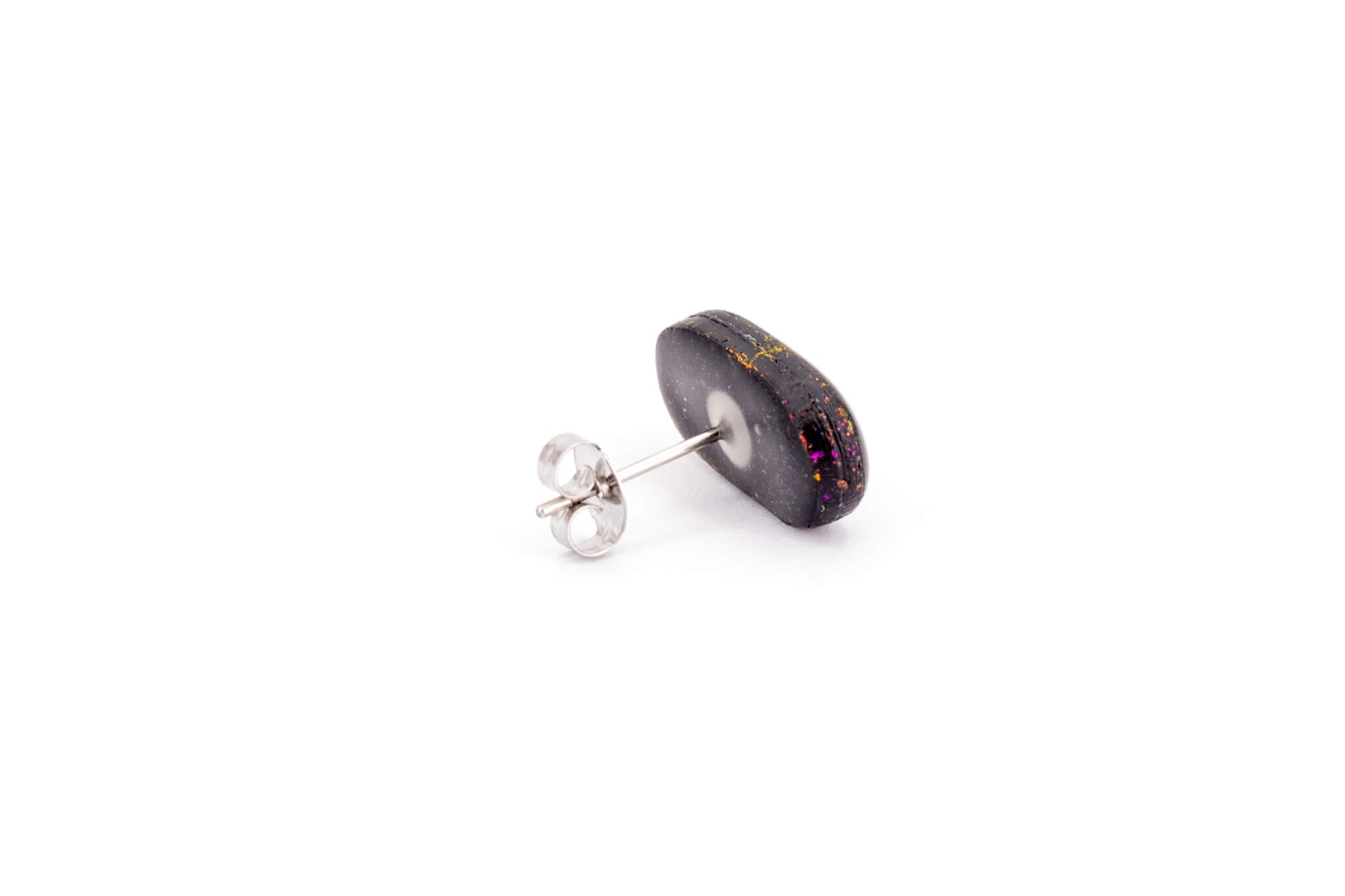 Galaxy Pill Stud Earrings - Pearl Moon Creations