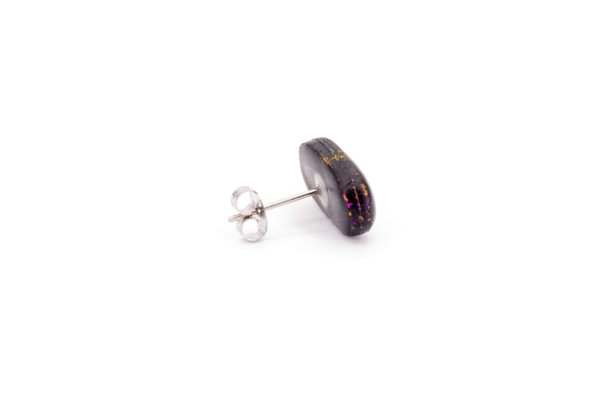 Galaxy Pill Stud Earrings - Pearl Moon Creations