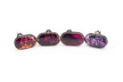 Galaxy Pill Stud Earrings - Pearl Moon Creations