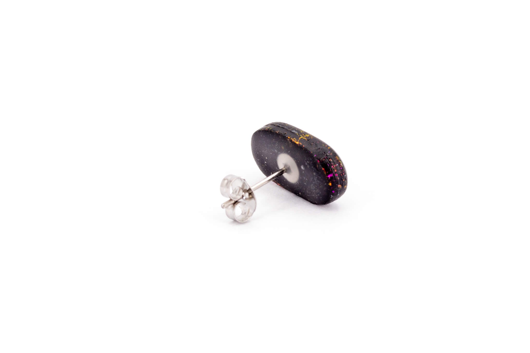 Galaxy Pill Stud Earrings - Pearl Moon Creations